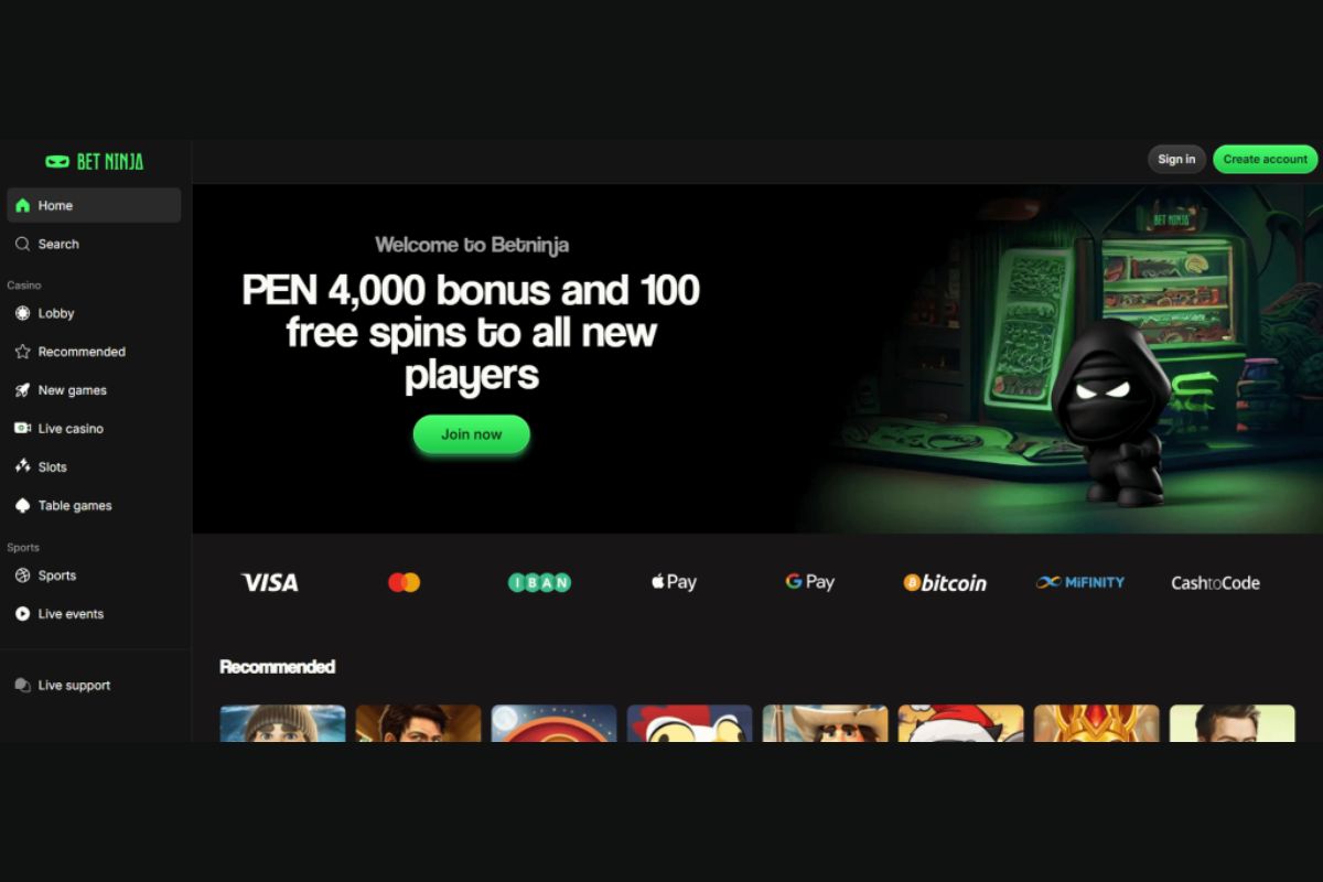 Bet Ninja Крипто Казина